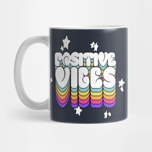 Positive Vibes - Typographic Design Mug